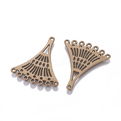 Tibetan Style Alloy Chandelier Components TIBE-Q054-10AB-NR-1