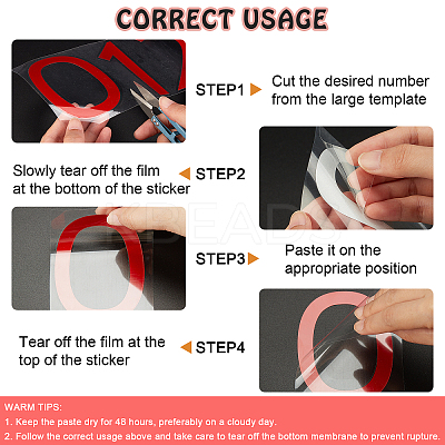 Waterproof Self Adhesive Craft Stickers DIY-GF0002-59C-04-1