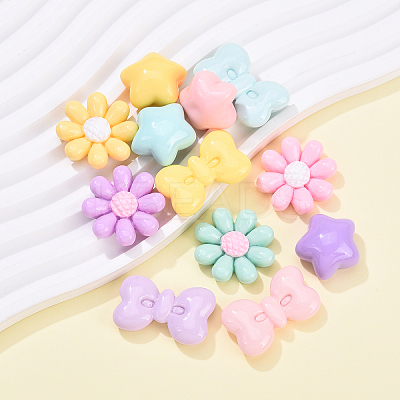 30Pcs 3 Styles Resin Cabochon CRES-YW0001-41-1