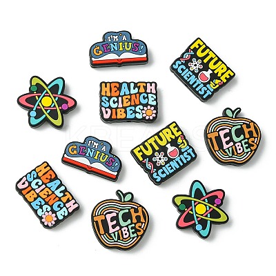 20Pcs 5 Styles Food Grade Eco-Friendly Silicone Beads SIL-CJ0002-85-1