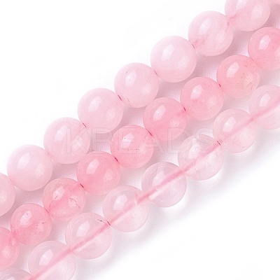 Natural Rose Quartz Beads Strands LS-GSR034-1