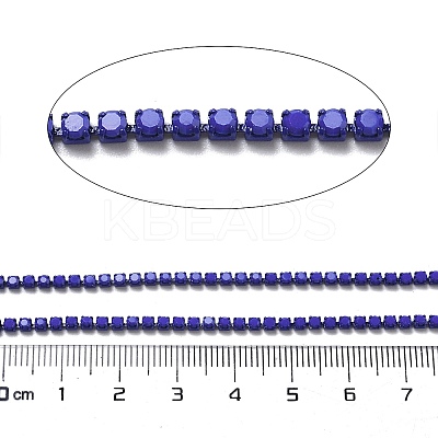 Iron Rhinestone Glass Cup Chain CH-U001-01T-1