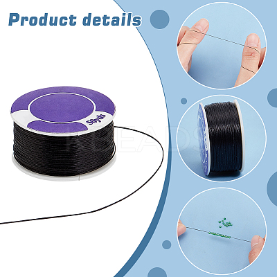 50 Yards Nylon Thread DIY-WH0568-65C-1