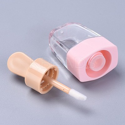 3.9g DIY Empty PP Plastic Lip Glaze Containers LS-DIY-WH0143-16-1