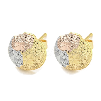Brass Ear Studs EJEW-P261-14ML-1