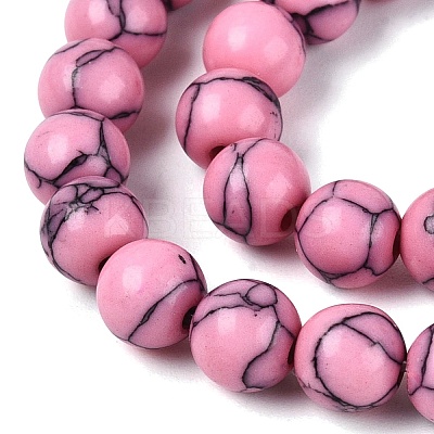 Synthetic Turquoise Beads Strands G-N364-07A-01-1