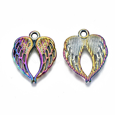 Rainbow Color Alloy Pendants PALLOY-S180-046-RS-1