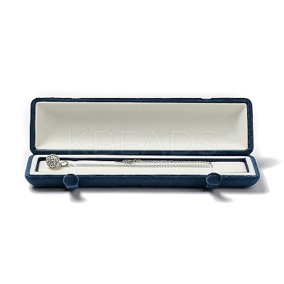Rectangle Velvet Necklace Boxes VBOX-C001-05A-1