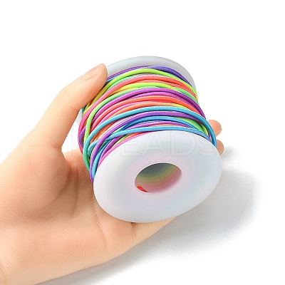 25M Segment Dyed Round Elastic Cord EW-YW0001-13-1