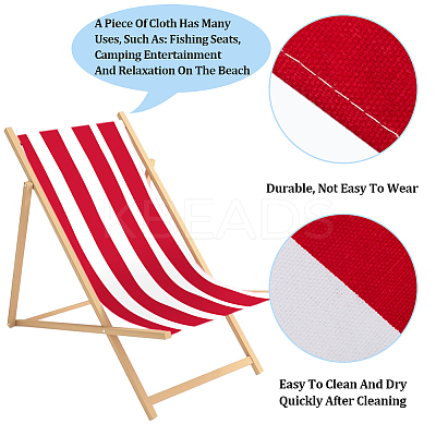 Stripe Chair Cloth Canvas AJEW-WH20002-25A-01-1