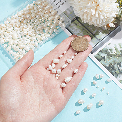 6 Strands 6 Styles Natural Cultured Freshwater Pearl Beads Strands PEAR-NB0002-36-1