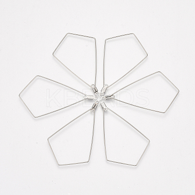 Tarnish Resistant 304 Stainless Steel Wire Pendants LS-STAS-S103-09-1