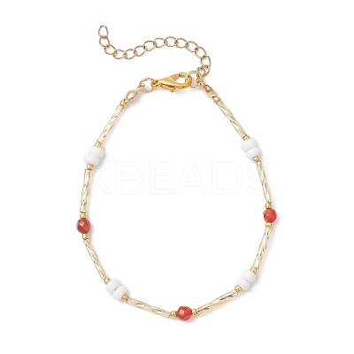 Glass Seed Beaded Bracelets for Women BJEW-MZ00261-01-1