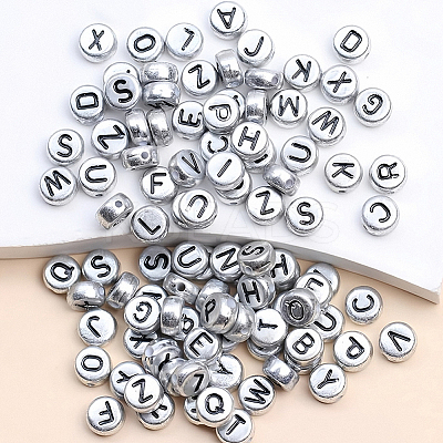 1000Pcs Opaque Acrylic Beads OACR-PA0001-34B-1