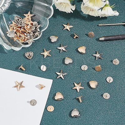 Alloy Decoration Screwback Stud Rivets and Tool FIND-CA0002-67-1
