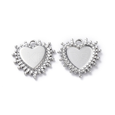 Non-Tarnish 304 Stainless Steel Pendants STAS-P324-17P-1