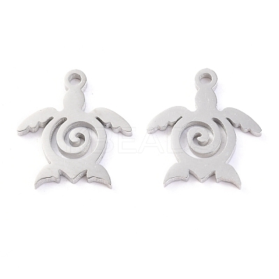 Non-Tarnish 304 Stainless Steel Charms STAS-O142-21P-1