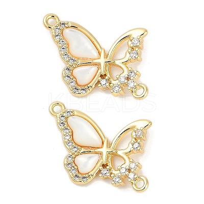 Brass Micro Pave Cubic Zirconia Pendants KK-U043-30G-01-1