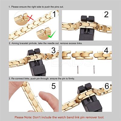Stainless Steel Watch Band Bracelets JB651C-1