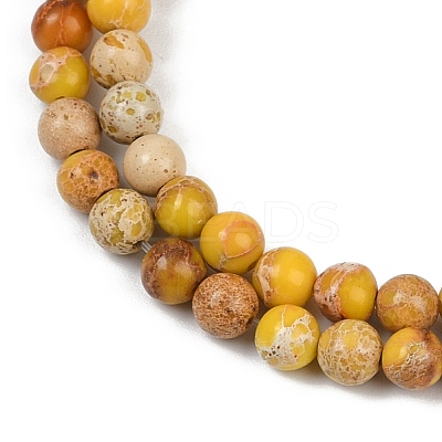 Dyed Natural Regalite/Imperial Jasper/Sea Sediment Jasper Beads Strands G-B124-C04-04-1