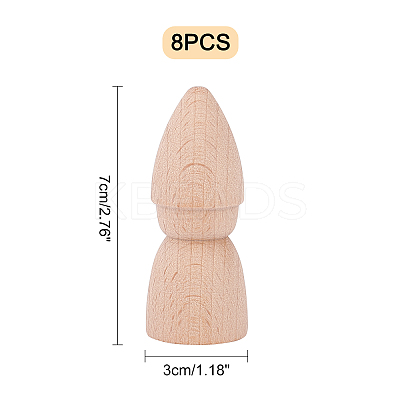 Wooden Dolls DIY-PH0005-17-1