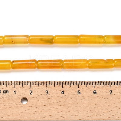 Dyed Natural Agate Beads Strands G-G203-01G-1