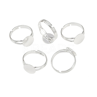 Brass Ring Components X-KK-C3044-10mm-S-1