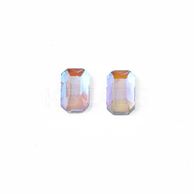 Glass Rhinestone Cabochons MRMJ-N027-023B-1