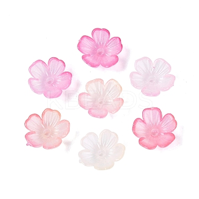 Transparent Plastic Bead Caps KY-Q005-02A-10-1