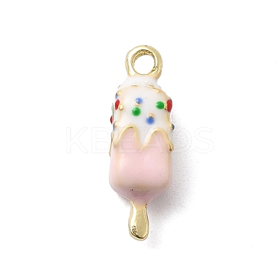 Food Theme Alloy Enamel Pendants FIND-C075-10B-G-1