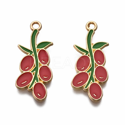 Alloy Enamel Pendants ENAM-T011-101-NR-1