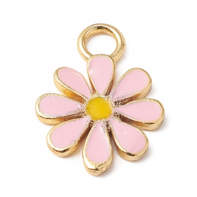 Eco-Friendly Rack Plating Brass Enamel Pendants KK-F835-15A-G-1