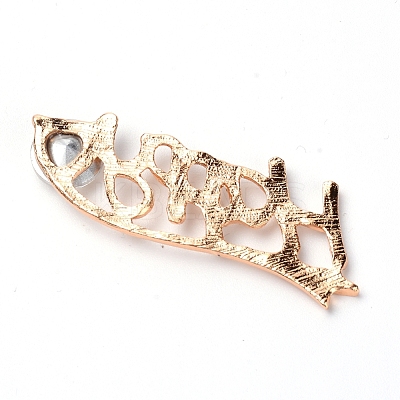 Alloy Rhinestone Cabochons ALRI-WH0002-55-1