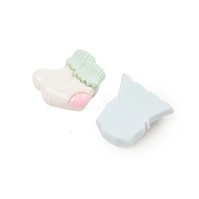 Bbay Series Opaque Resin Cabochons CRES-M037-17-1