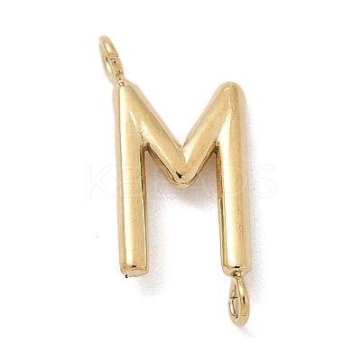 304 Stainless Steel Letter Connector Charms LS-STAS-M108-01G-13-1