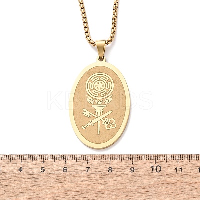 304 Stainless Steel Pendant Necklaces LS-NJEW-B153-02C-G-1
