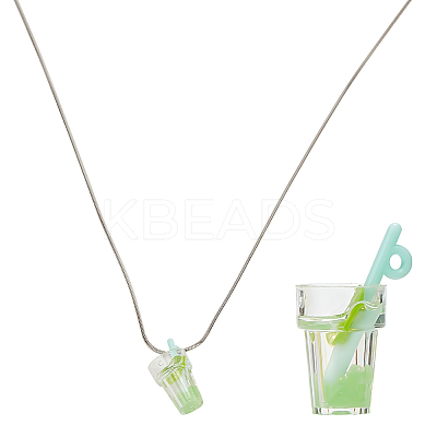 56pcs 14 style Glass and Resin Bottle Pendants RESI-WR0001-05-1