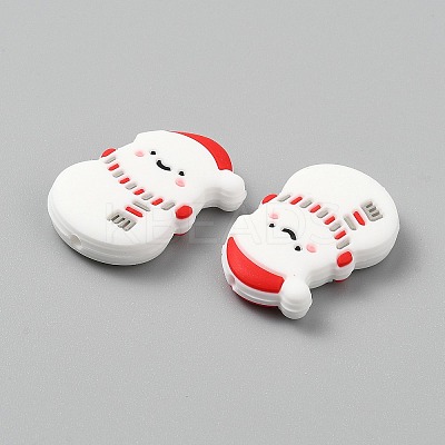 Food Grade Eco-Friendly Silicone Focal Beads SIL-WH0019-28A-1