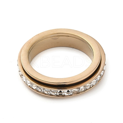 Ion Plating(IP) 304 Stainless Steel Rings RJEW-K268-05RG-1