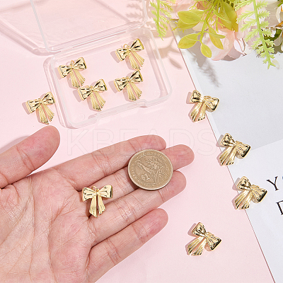 10Pcs Brass Pendants KK-BBC0020-45-1