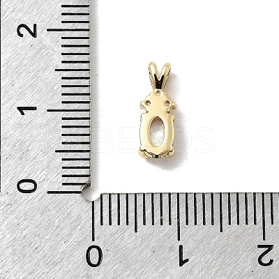 Synthetic Opal Flat Round Oval Charms KK-H089-05B-01-1