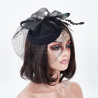 3 Sets 3 Colors Mesh Veil Hair Bands MRMJ-WR0001-05-1