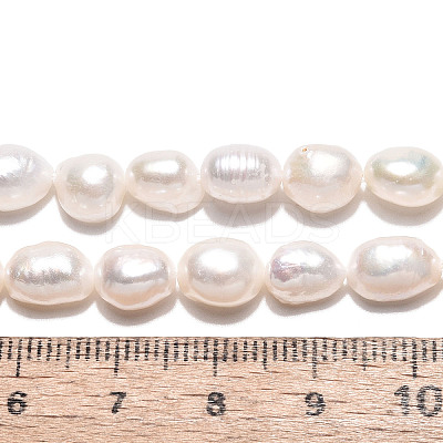 Natural Cultured Freshwater Pearl Beads Strands PEAR-N028-05-1