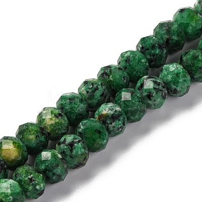 Natural Sesame Jasper Beads Strands G-K380-A21-01-1