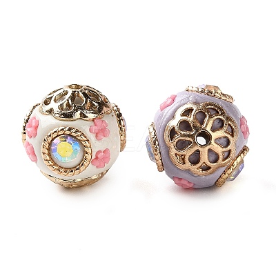 Handmade Polymer Clay Indonesia Beads IPDL-H001-06KCG-1