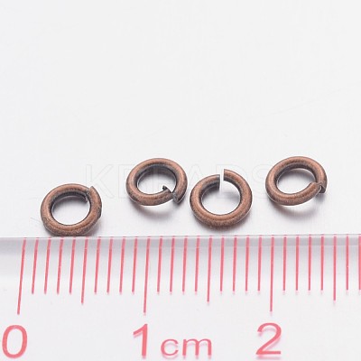 Brass Open Jump Rings JRC5MM-R-1