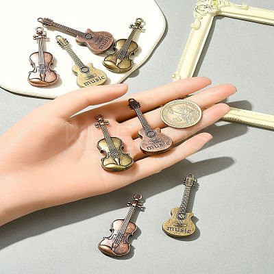 8Pcs 4 Styles Tibetan Style Alloy Pendants FIND-FS0002-60-1