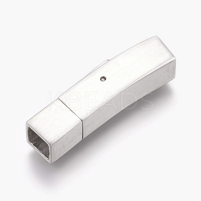 304 Stainless Steel Bayonet Clasps STAS-O114-046MP-C-1