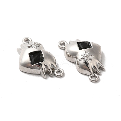 Alloy Connector Charms PALLOY-K001-089P-02-1