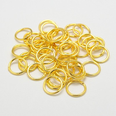 Brass Soldered Closed Jump Rings LS-X-KK-M165-10mm-02G-RS-1